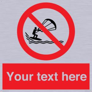 Custom No kite surfing